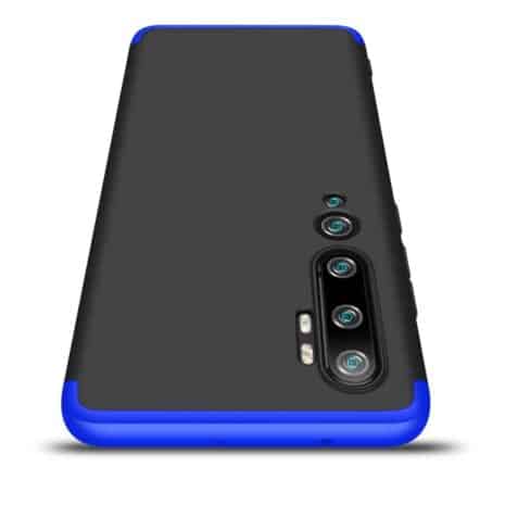 Xiaomi Mi Note 10 Pro 360 Beskyttelsescover Sort/blå