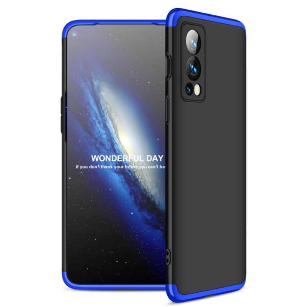 Oneplus Nord 2 5g 360 Beskyttelsescover Sort/blå