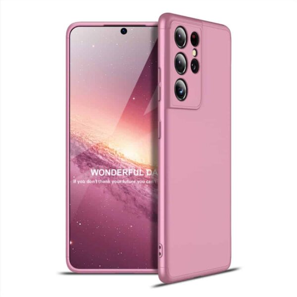 Samsung S21 Ultra 360 Beskyttelsescover Rosa