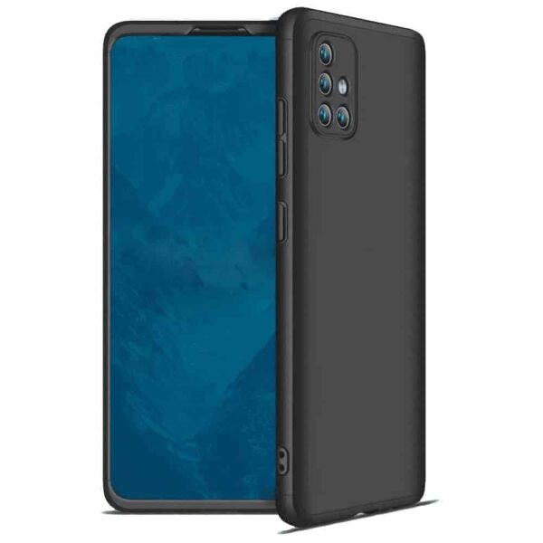 Samsung A51 360 Beskyttelsescover Sort