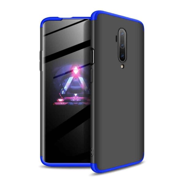Oneplus 7t Pro 360 Beskyttelsescover Sort/blå