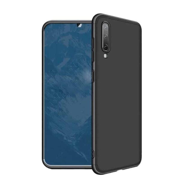 Samsung Galaxy A70 360 Beskyttelsescover Sort