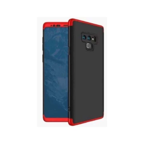 Samsung Galaxy Note 9 360 Beskyttelsescover Sort/rød