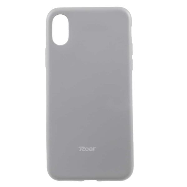 Iphone X - Blødt Gummi Cover Roar Korea - Grå