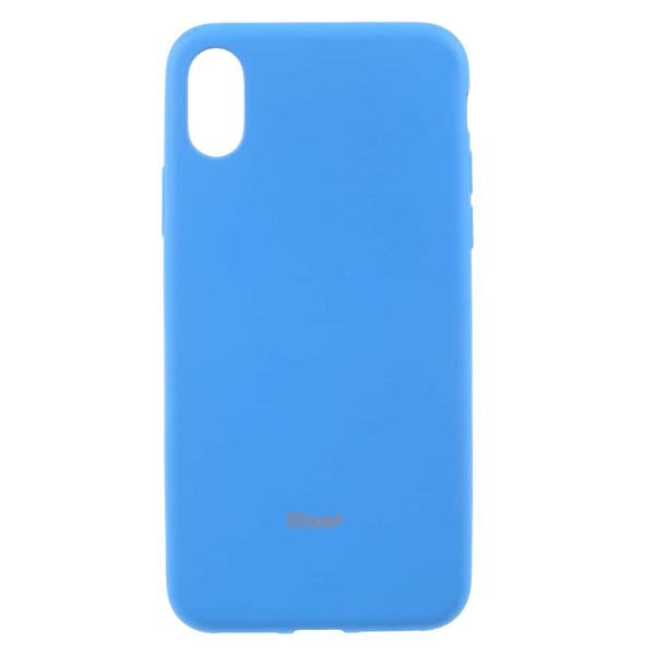Iphone X - Blødt Gummi Cover Roar Korea - Lyseblå