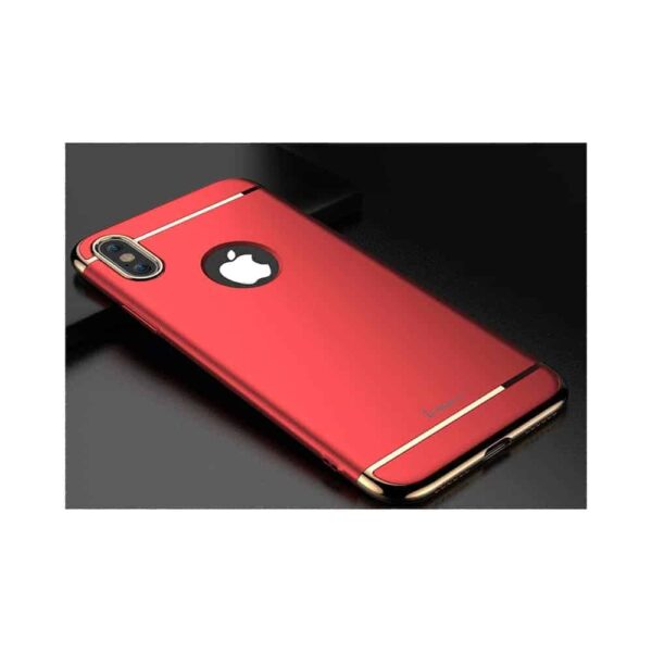 Iphone X - Plastik Hard Cover 3-i-1 - Rød