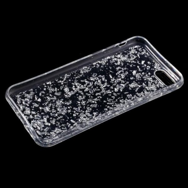 Iphone 7 - Tpu Beskyttende Glitter Etui - Sølv