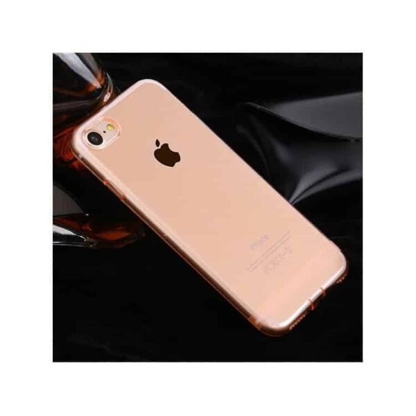 Iphone 7 - Usams Seriens Gennemsigtig Tpu Etui - Rosa Guld