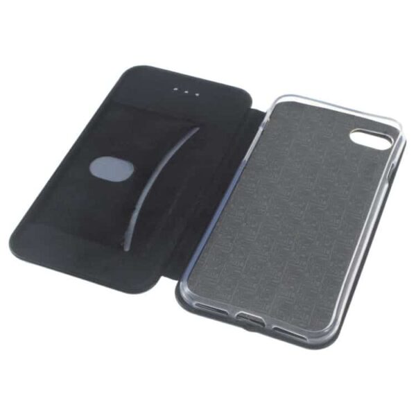 Iphone 7 - Magnetisk Pu Læder Stand Etui - Sort