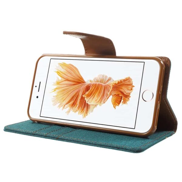 Iphone 8 - Kunstlæder Etui - Mercury Goospery - Grøn