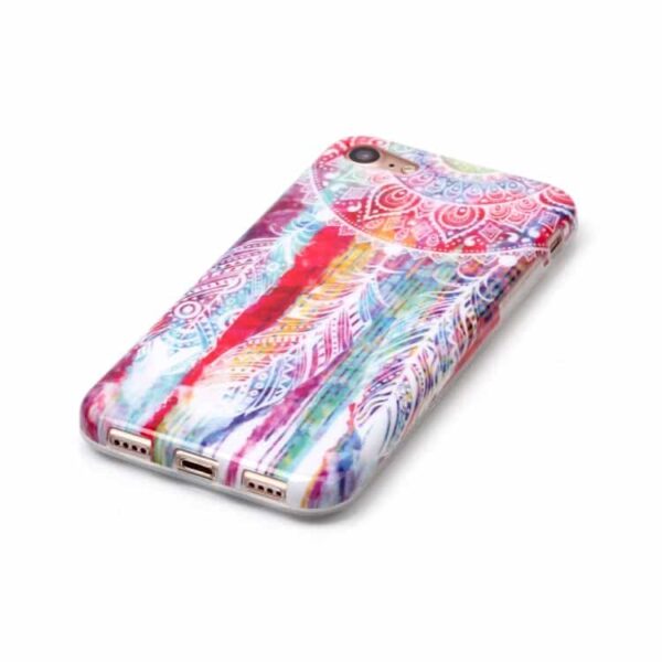 Iphone 7 - Imd Gummi Tpu Beskyttende Cover - Moderne Drømmefanger