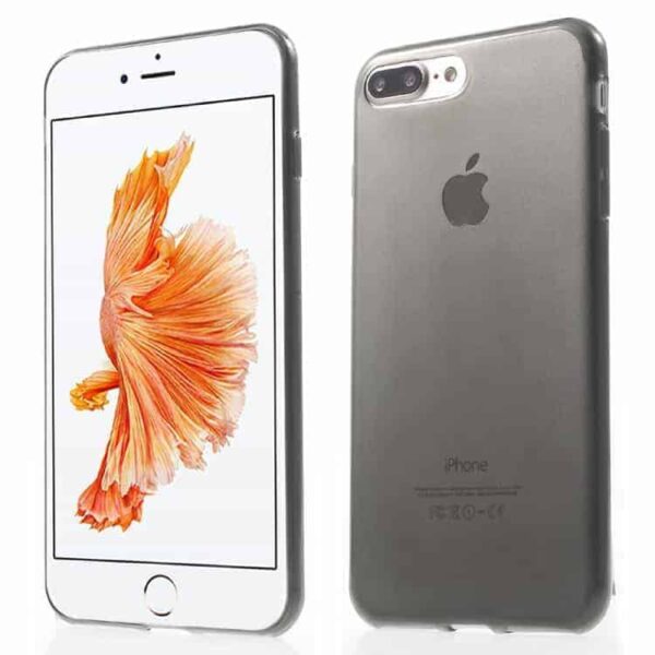 Iphone 7 Plus – Ultra Tyndt Tpu Back Cover – Grå