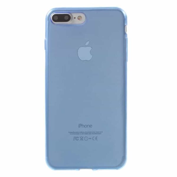 Iphone 7 Plus - Ultra Tyndt Tpu Back Cover - Blå