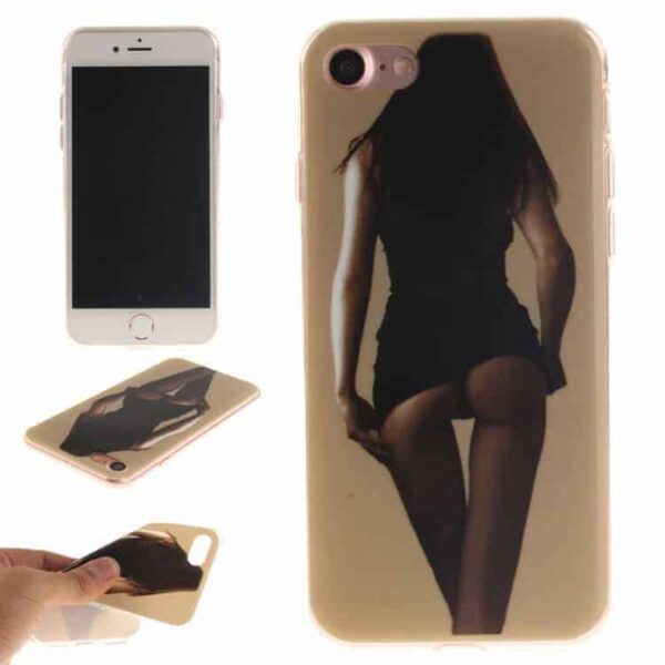 Iphone 7 - Blødt Tpu Imd Mønstret Cover - Pæn Pige