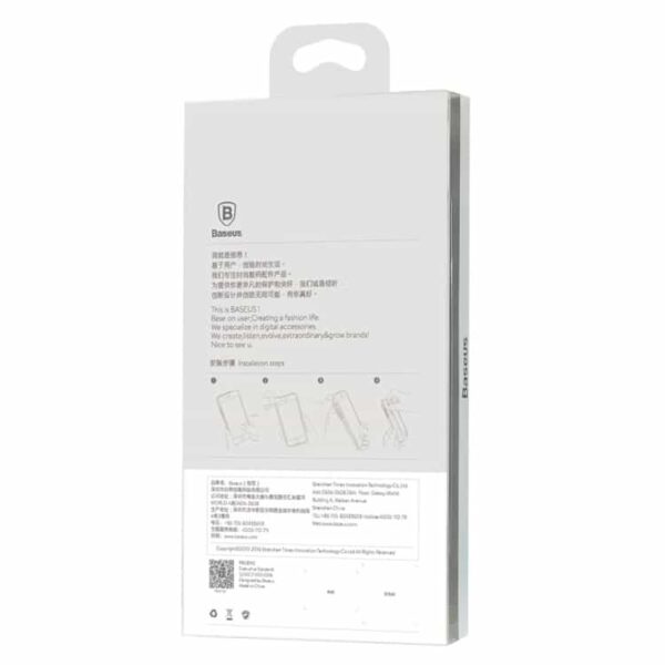 Iphone 7 - Baseus Simple Series Klart Tpu Cover Med Støvplug - Rosaguld