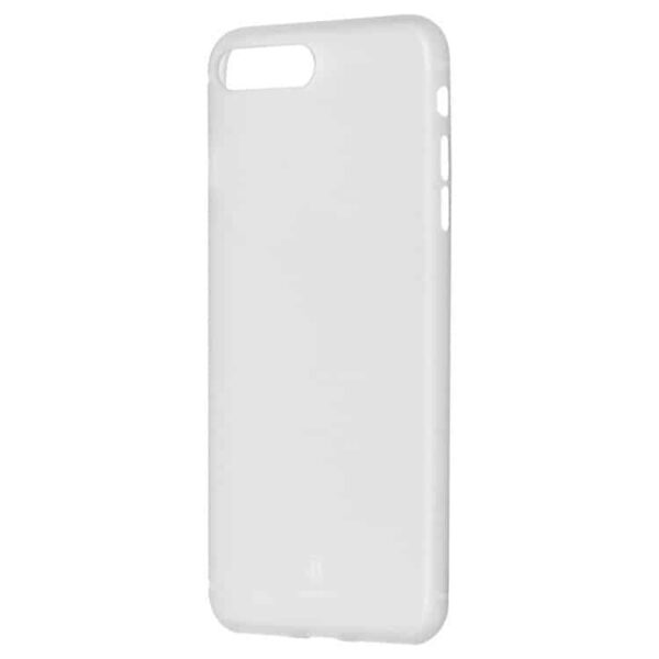 Iphone 7 Plus - Baseus 0.5mm Hard Cover Mat - Transparent Hvid