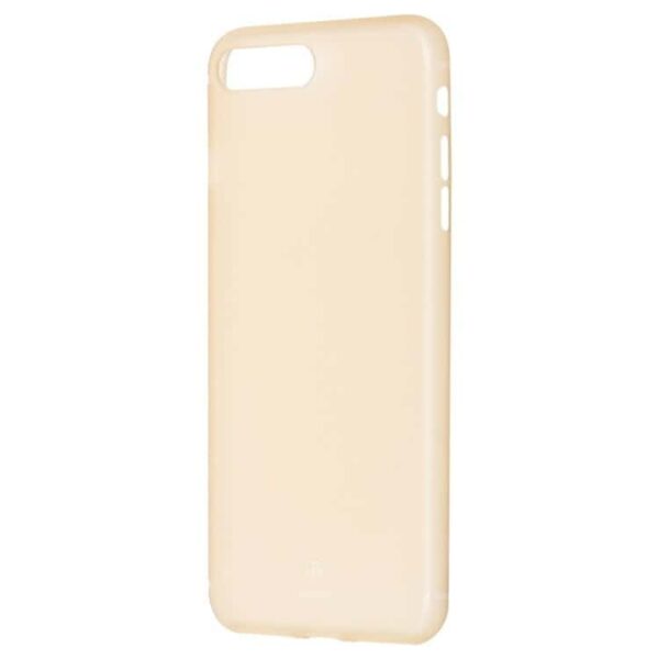 Iphone 7 Plus - Baseus 0.5mm Hard Cover Mat - Transparent Guld