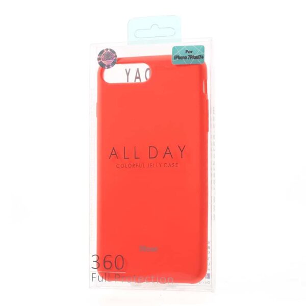 Iphone 8 Plus - Gummi Cover - Roar Korea - Orange