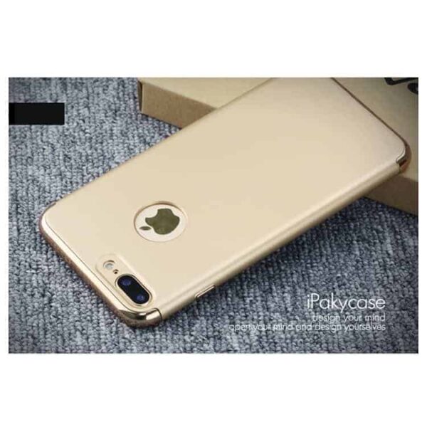 Iphone 7 Plus – Ipaky 3 Dele Hard Plastik Cover – Guldfarve-