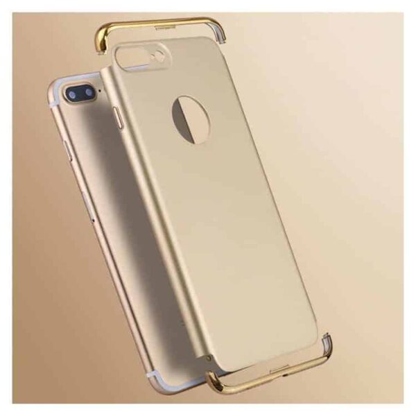 Iphone 7 Plus – Ipaky 3 Dele Hard Plastik Cover – Guldfarve-