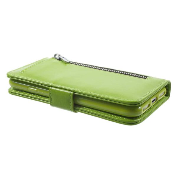 Iphone 8 - Kunstlæder Og Gummi Cover 2-i-1 - Grøn