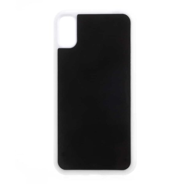 Iphone X - Magisk Klæbende Selfie Hard Cover - Hvid