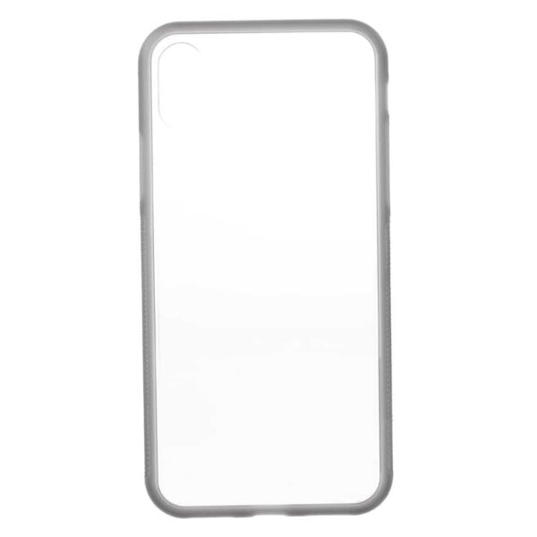 Iphone X - Skridsikkert Plastik Og Gummi Cover Med To Toner - Grå