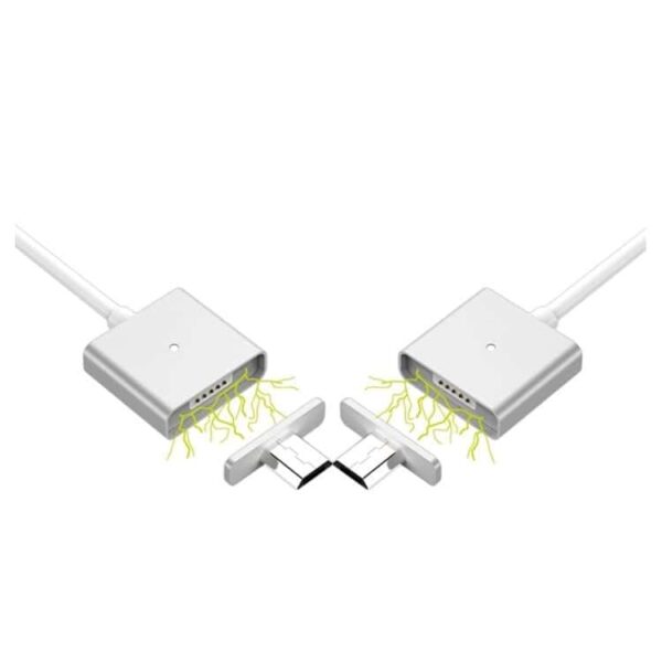 1m Magnetisk Micro Usb Opladningskabel Til Samsung Lg Sony Osv.