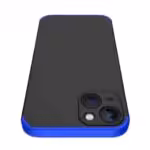 Iphone 13 360 Beskyttelsescover Sort/blå