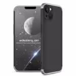 Iphone 13 360 Beskyttelsescover Sort/sølv Iphone 13 360 Beskyttelsescover Sort/sølv