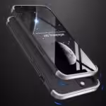 Iphone 13 360 Beskyttelsescover Sort/sølv Iphone 13 360 Beskyttelsescover Sort/sølv