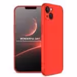 Iphone 13 360 Beskyttelsescover Rød Iphone 13 360 Beskyttelsescover Rød