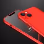 Iphone 13 360 Beskyttelsescover Rød Iphone 13 360 Beskyttelsescover Rød
