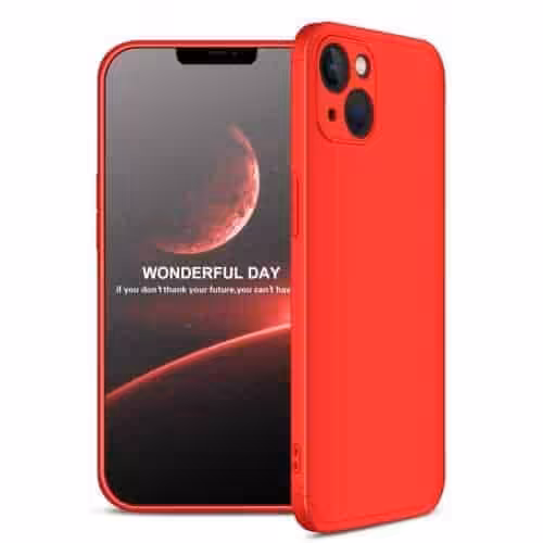 Iphone 13 360 Beskyttelsescover Rød