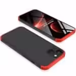 Iphone 13 360 Beskyttelsescover Sort/rød Iphone 13 360 Beskyttelsescover Sort/rød