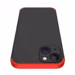 Iphone 13 360 Beskyttelsescover Sort/rød Iphone 13 360 Beskyttelsescover Sort/rød