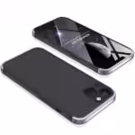 Iphone 13 360 Beskyttelsescover Sort/sølv Iphone 13 360 Beskyttelsescover Sort/sølv