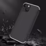 Iphone 13 360 Beskyttelsescover Sort/sølv Iphone 13 360 Beskyttelsescover Sort/sølv