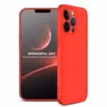 Iphone 13 Pro 360 Beskyttelsescover Rød Iphone 13 Pro 360 Beskyttelsescover Rød