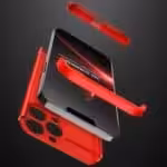 Iphone 13 Pro 360 Beskyttelsescover Rød Iphone 13 Pro 360 Beskyttelsescover Rød