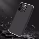 Iphone 13 Pro 360 Beskyttelsescover Sort/sølv Iphone 13 Pro 360 Beskyttelsescover Sort/sølv