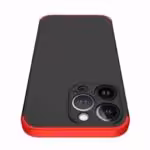 Iphone 13 Pro 360 Beskyttelsescover Sort/rød