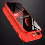 Iphone 13 Pro Max 360 Beskyttelsescover Rød Iphone 13 Pro Max 360 Beskyttelsescover Rød