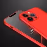 Iphone 13 Pro Max 360 Beskyttelsescover Rød Iphone 13 Pro Max 360 Beskyttelsescover Rød