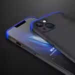 Iphone 13 Mini 360 Beskyttelsescover Sort/blå