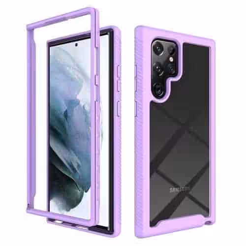 Samsung Galaxy S22 Ultra Bumper Cover Lilla