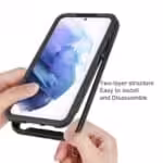 Samsung Galaxy S22 Plus Bumper Cover Blå Samsung Galaxy S22 Plus Bumper Cover Blå