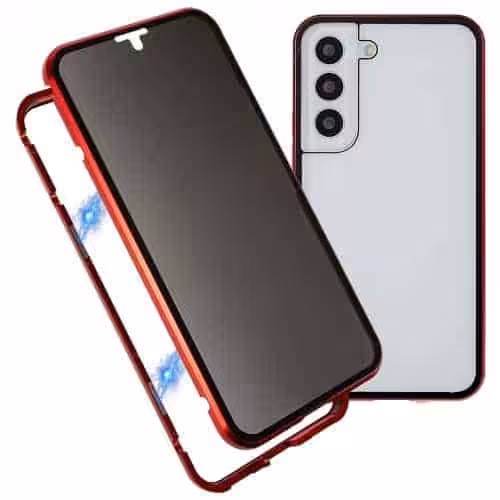 Samsung Galaxy S22 Privacy Perfect Cover Rød