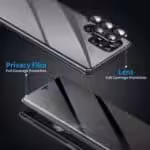 Samsung Galaxy S23 Ultra Privacy Perfect Cover – Sort Samsung Galaxy S23 Ultra Privacy Perfect Cover - Sort