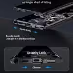 Samsung Galaxy S23 Plus Privacy Perfect Cover – Sort Samsung Galaxy S23 Plus Privacy Perfect Cover - Sort